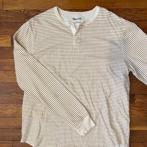 Men's Madewell Henley, Size Large